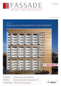 Sanierung mit w&auml;rmeged&auml;mmten glas-Faltw&auml;nden