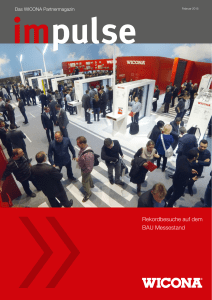 Rekordbesuche auf dem BAU Messestand