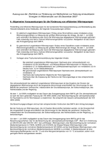 BAFA Auszug aus - BEW