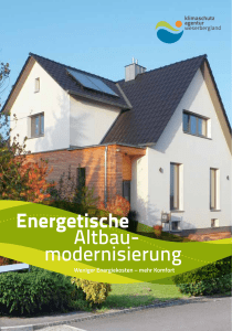 Energetische Altbaumodernisierung
