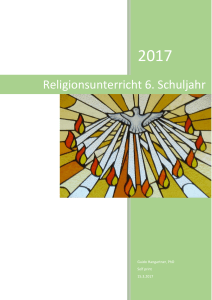 Religionsunterricht 6. Schuljahr