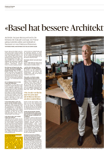 Basel hat bessere Architektur zu bieten als Zürich