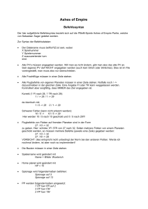 Ashes of Empire - PBeM