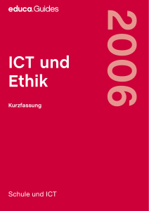 Der kom- muni kative Titel gross. ICT und Ethik - Archiv