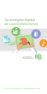Die wichtigsten Aspekte der Lebensmittelsicherheit