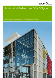 Sch&uuml;co Leitfaden zum DGNB