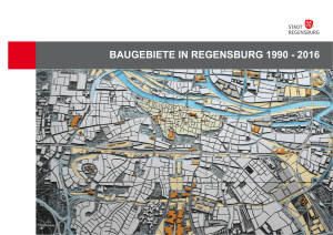 Baugebiete in Regensburg