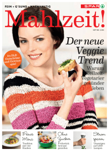 SPAR Mahlzeit! Ausgabe 01/2012