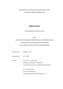 Diplomarbeit