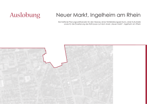 Auslobung - Stadtmitte Ingelheim