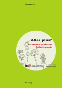 tagungsband 2011 - &Ouml;sterreichisches Institut f&uuml;r Baubiologie und