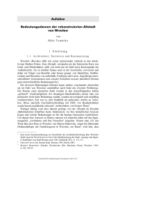 Aufs&auml;tze Bedeutungsebenen der rekonstruierten Altstadt von Wrocław