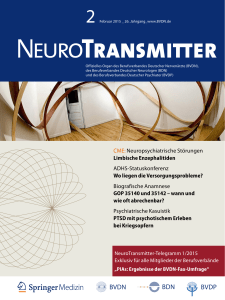 NeuroTransmitter vom Februar 2015