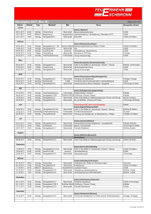 Dienstplan 2017 (Rev B) - Freiwillige Feuerwehr Eschbronn