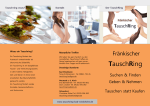 Flyer - Tauschring Bad Windsheim