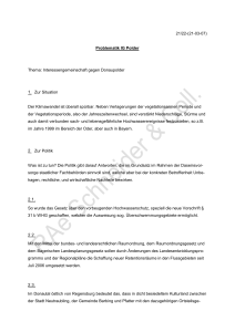 (21-03-07) Problematik IG Polder Thema: Interessengemeinschaft