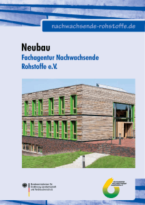 Neubau - FNR: Mediathek - Fachagentur Nachwachsende Rohstoffe