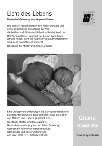 Licht des Lebens Ghana - Entwicklungshilfeklub