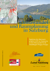 Klimawandel und Raumplanung in Salzburg