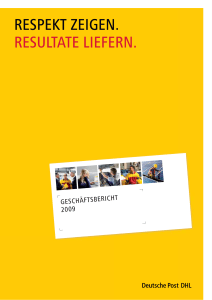 Geschäftsbericht 2009 - Deutsche Post DHL Group