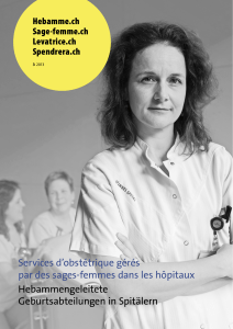 Services d`obst&eacute;trique g&eacute;r&eacute;s par des sages