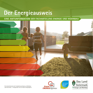 Der Energieausweis - Technik Steiermark