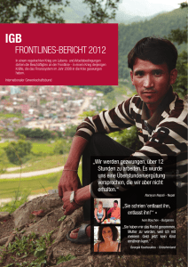 frontlines-bericht 2012 - 3rd ITUC World Congress