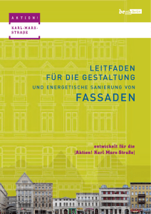 Leitfaden energetische Fassadensanierung