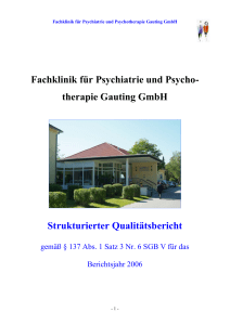 Fachklinik für Psychiatrie und Psycho