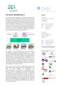 Pilot 3D der GDI NRW Stufe II - Institut für Geodäsie und