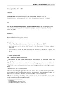 Entwurf Leistungsvertrag / Stand: 30.08.2012