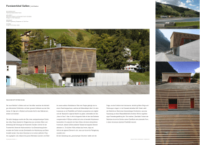 Forstwerkhof Safien | Architektur - Swiss