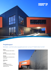 Projektreport Betriebs- und Verwaltungsgebäude der