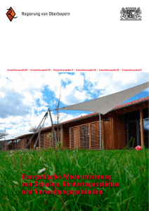 Broschüre "Energetische Modernisierung von Schulen