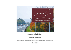 Sternenpfad-Harz - Sternwarte Sankt Andreasberg