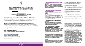 BIOCHEMIE 21 ZInCuM CHlOratuM D 6 BIOCHEMIE 21 ZInCuM