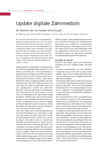 Update digitale Zahnmedizin