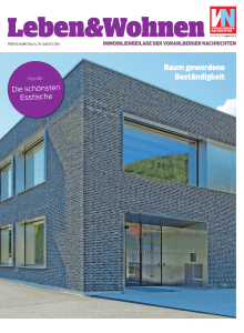 15. August 2015 | B&uuml;rogeb&auml;ude Wagner GmbH, N&uuml;ziders