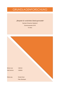 grundlagenforschung - Wohnbau