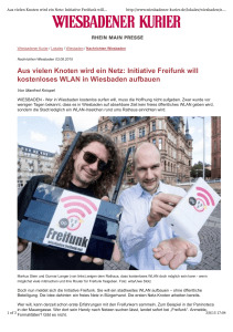 Initiative Freifunk will kostenloses WLAN in Wiesbaden aufbauen