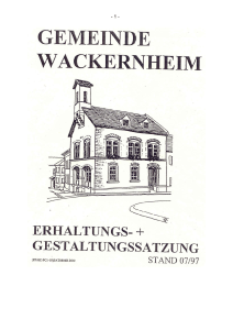 und Gestaltungssatzung Wackernheim (6.54 MB/pdf)