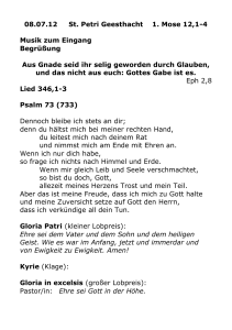 08.07.12 St. Petri Geesthacht 1. Mose 12,1