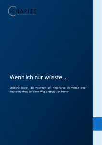 We ihu üsste… - Medizinische Klinik mit Schwerpunkt Hämatologie