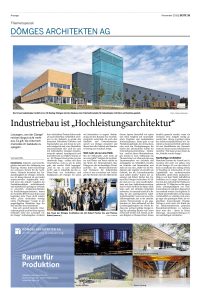 Industriebau ist &bdquo;Hochleistungsarchitektur&ldquo;