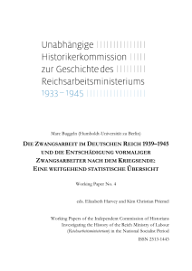 Working Paper Nr. 4 - Historikerkommission Reichsarbeitsministerium
