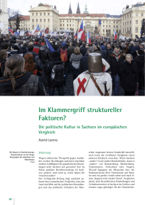 Im Klammergriff struktureller Faktoren? Die politische Kultur in