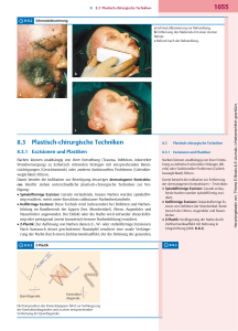 8.3 Plastisch-chirurgische Techniken