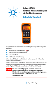 Agilent U1701B Handheld-Kapazitätsmessgerät mit