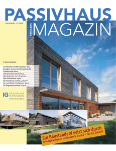 Passivhaus Magazin 2008