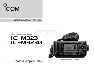 : UKW-DSC Seefunkanlage IC-M323 G / mit integr. GPS
